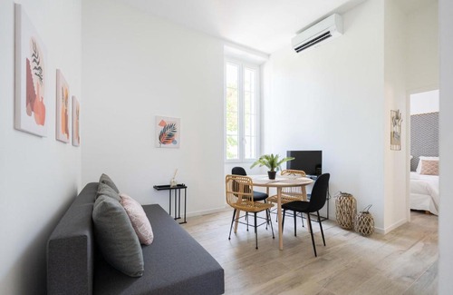 Mazargues Apartamento | Le Concorde 1 - Appart 1 chambre Terrasse Clim Kedge Vélodrome Calanques