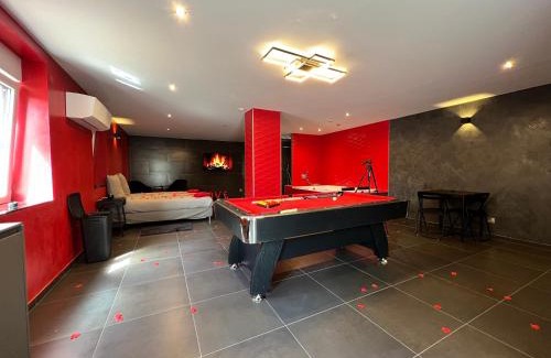 Hoenheim Apartamento | Le Confiden'spa Loft 55m2 Jacuzzi - Billard - Cheminée - Terrasse