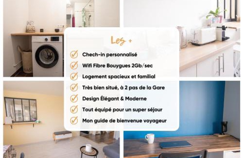 Torcy-le-Grand Apartamento | Le Contemporain ~ T4 Spacieux ~ RER A & Disney