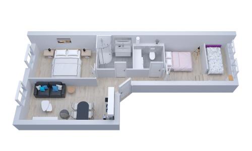 La Ferte-sous-Jouarre Apartamento | Le cosy fertois-self checkin-centre-ville