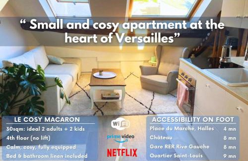Notre-Dame Apartamento | Le Cosy Macaron - Au cœur de Versailles