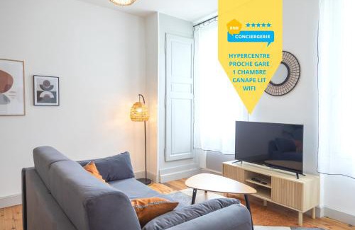 Agen Apartamento | Le Cosy magnifique T2 neuf Centre ville Gare 800 m