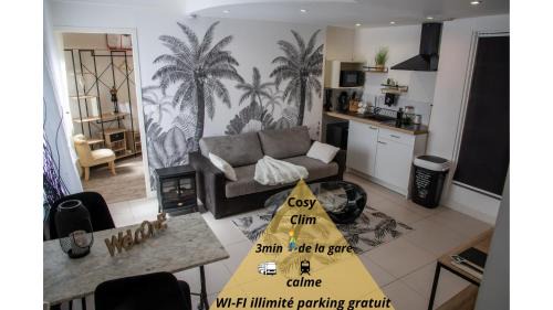 Toulouse East Apartamento | Le COSY Toulouse 3 min de la Gare à pieds Parking gratuit ventilateur