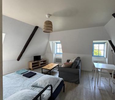 Guerande Apartamento | Le CulSalé joli studio au cœur des remparts avec vue imprenable sur les toits