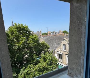Guerande Apartamento | Le CulSalé joli studio au cœur des remparts avec vue imprenable sur les toits