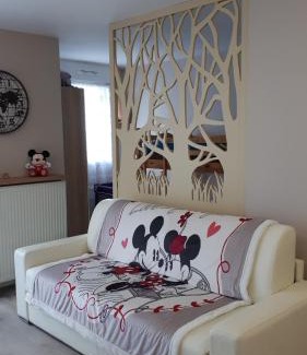Chessy Apartamento | Le Debussy 5 personnes, lit bébé, balcon, parking privé gratuit