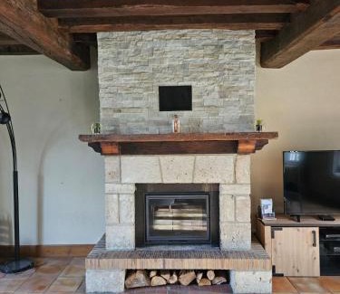 Huisseau-sur-Mauves Casa | Le Domaine de Baracas - Le Grand Gîte 4 étoiles - piscine-billard-baby-foot-cheminée - 14 personnes