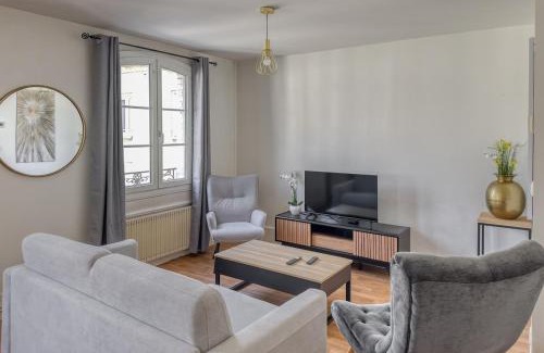 Centre Ville Apartamento | Le Duplex de l'Hôtel-de-Ville