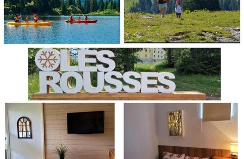 Les Rousses Apartamento | Le Flocon des Rousses , Joli petit Cocon en Rez de Jardin, Draps inclus