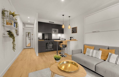 Victor Hugo District Apartamento | Le Floral - Cosy studio climatisé avec Parking privé et Netflix