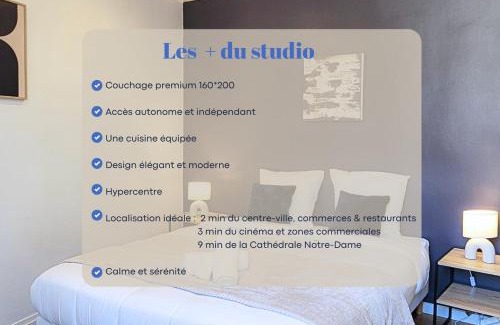 Evreux Apartamento | Le Gentil 'Home - Hypercentre - proche Cathédrale