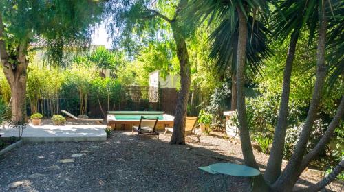 Saint-Cyr-sur-Mer Casa | Le Goëland, chambre d'hôte avec coin cuisine SDB privée,20m2, jardin et piscine, proche mer