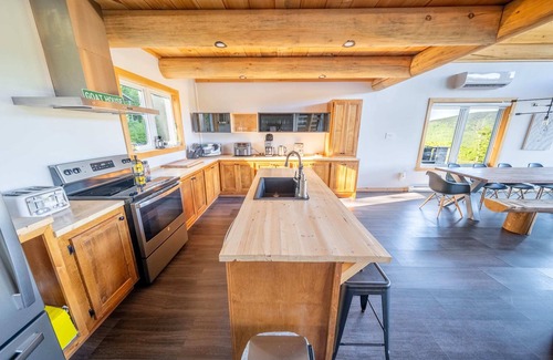 Saint-Philemon Casa | Le Goathouse | Spa et Ski | Chalet en montagne