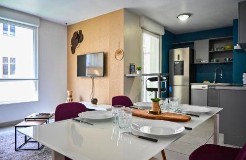 Schiltigheim Apartamento | Le Golden - Centre Ville - Accès Transports en Commun - Balcon Cosy - Commerces à Proximité