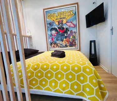 Centre Ville Apartamento | Le GOLDORAK - Hypercentre, parking privé et climatisation