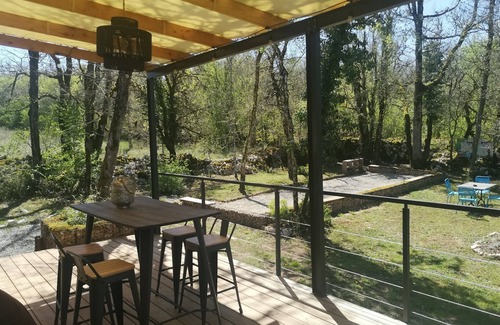Esclauzels Chalet De Esquí | Le Lagon Vert, Relaxation, Nature and Nordic bathing.
