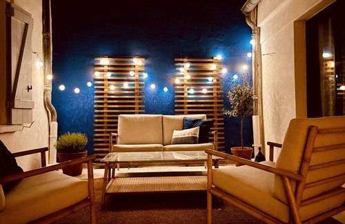 Brignoles Apartamento | Le Limoni - Air-conditioned with private patio