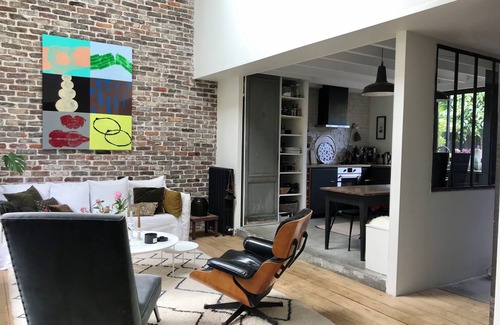 Grand Parc-Paul Doumer Casa | Le Loft De Rivière - Casa contemporánea de ladrillo en el centro de Burdeos