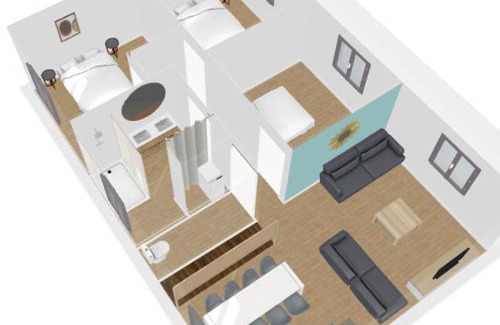 Saint-Florent-sur-Cher Apartamento | Le Loft Scandinave - Home Homy