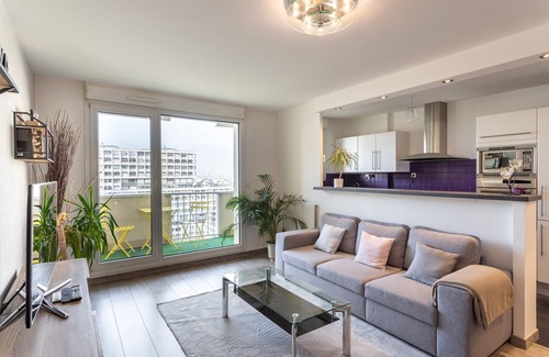 Colombier - Champ de Mars Apartamento | Le Lounge - 2 chambres avec parking
