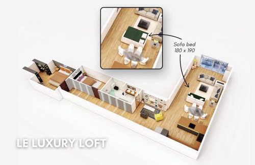 Poteries Apartamento | LE LUXURY LOFT - CENTER l DECEMBER MAR-KET l EUROPEAN PARLIAMENT l PARKING l NETFLIX - SPACIOUS & UNIQUE - LE LUXURY LOFT - CENTRE l MARCHÉ DE NOËL l PARLEMENT EUROPÉEN l PARKING l NETFLIX - SPACIEUX & UNIQUE