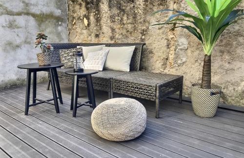 Nouvelle Ville Apartamento | Le Mangin - Studio avec terrasse