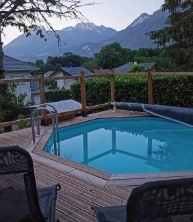 Lathuile Apartamento | LE MAZOT-SPA HIVER ET ETE-Piscine-Proche lac-Charme-Détente