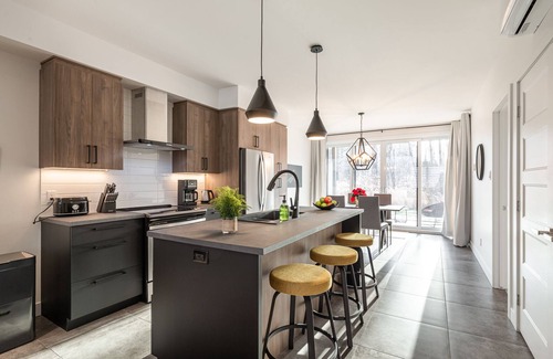 Magog Condominio | Le Memph: 1-bedroom condo-chalet with shared SPA Lake Memphremagog
