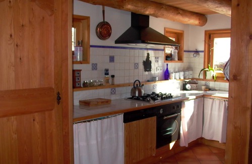 Saint-Veran Chalet De Esquí | LE MIELI encantador chalet de alerce **** con vista panorámica para 7 personas