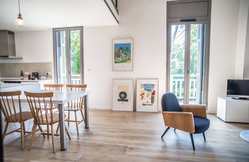 Le Moulleau Apartamento | Le Moulleau, lujoso apartamento duplex grande cerca de la playa