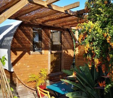 Montvert-les Bas Chalet De Esquí | Le Myranoa, bungalow/tonneau