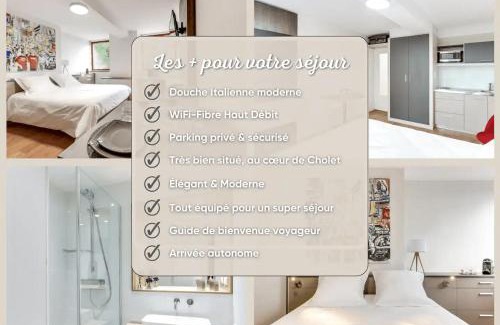 Cholet Apartamento | Le Nénuphar - Parking, Hyper-Centre, 500m Gare