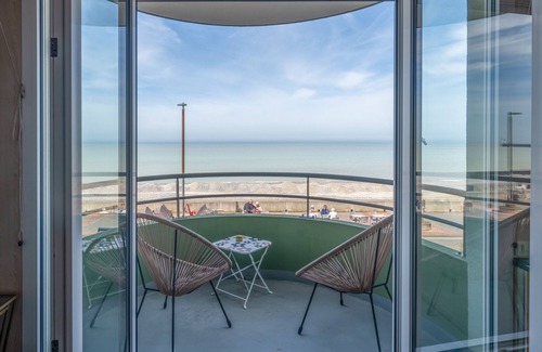 Mers-les-Bains Apartamento | Le Navire - Appt vue mer à 50 m de la plage