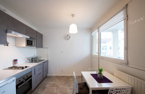 Villette Gare Apartamento | Le Nazareth - Lyon Part-Dieu + balcon + garage