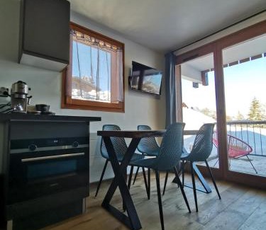 Demi-Quartier Apartamento | le Nid Douillet au pied de Megève