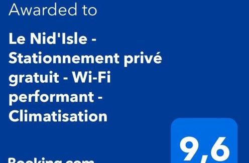 L'Isle-sur-la-Sorgue Apartamento | Le Nid'Isle - Stationnement privé gratuit - Wi-Fi performant - Climatisation