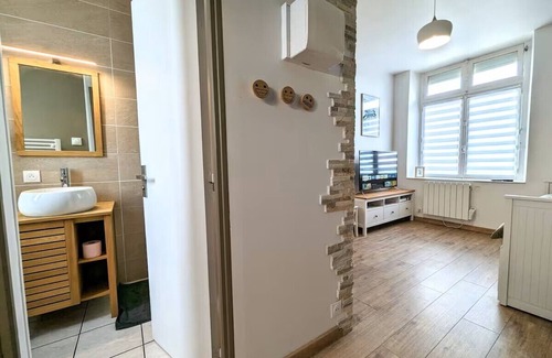 Ploufragan Apartamento | Le Nid - studio cosy fraîchement rénové