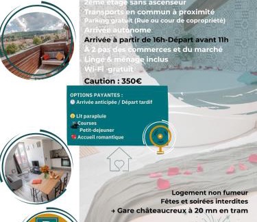 Bellevue - Le Mont - La Jomayere Apartamento | Le Nid vue et détente à St Etienne