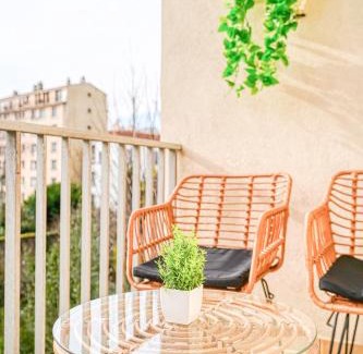 Vanves Apartamento | Le Palais des Secrets - 10 minutes de Paris - Balcon