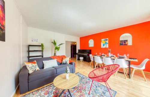 Vanves Apartamento | Le Palais des Secrets - 10 minutes de Paris - Balcon
