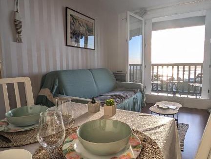 Blonville-sur-Mer Apartamento | Le Panoramique, F2- vue imprenable, wifi & parking