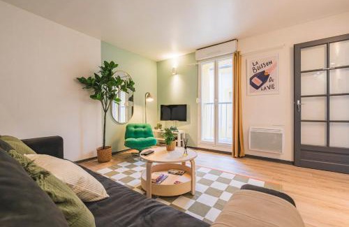 Hincmar Apartamento | Le Pastel - 10 couchages - proche Cathédrale