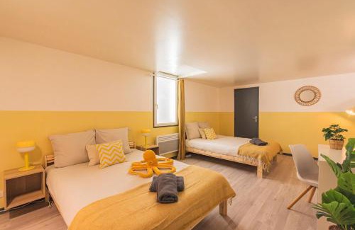 Hincmar Apartamento | Le Pastel - 10 couchages - proche Cathédrale