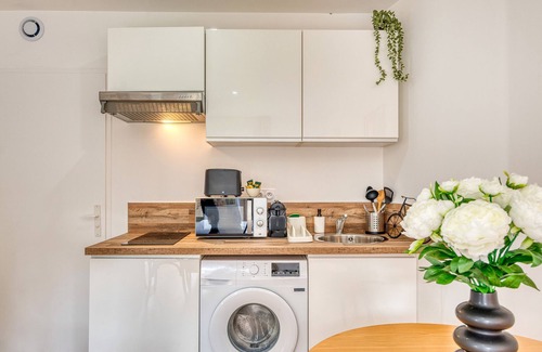 7th Arrondissement Apartamento | Le Petit Atelier - Climatisé + extérieur - Jean Macé