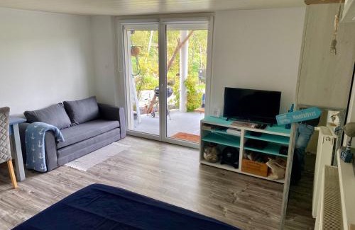 Ingwiller Apartamento | Le Pi'style(chambre,cuisine,salle d’eau,terrasse)