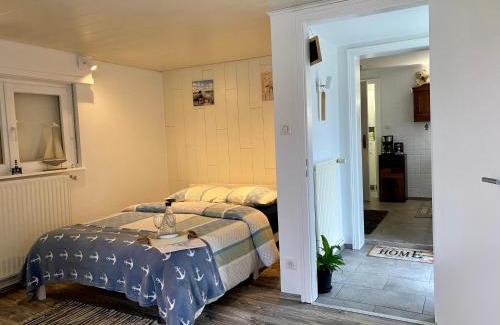 Ingwiller Apartamento | Le Pi'style(chambre,cuisine,salle d’eau,terrasse)