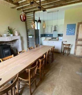 Touillon Casa | Le Presbytère - Touillon, jacuzzi, 4 chambres pour 10
