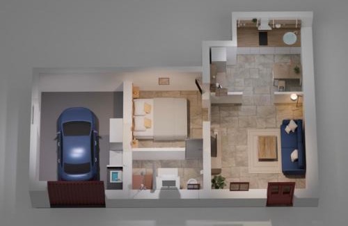 Saint-Gilles Apartamento | LE PTIT HONORE - Appartement 2 pers - Centre Cosy WiFi Clim Garage