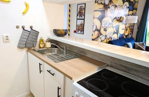 Bailly-Romainvilliers Apartamento | Le Repaire - 10min Disney - Familial - Centre Ville