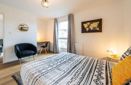 Mulhouse Apartamento | ☆Le Soleil de la Fonderie☆Fibre Parking☆PMR☆RBNB☆